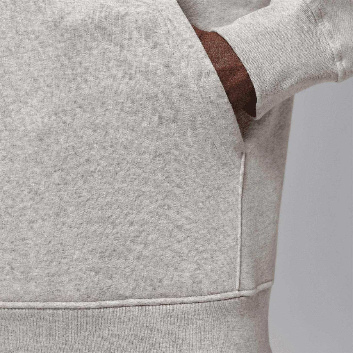 NIKE JORDAN JUMPMAN FLEECE PO HOODIE GRY