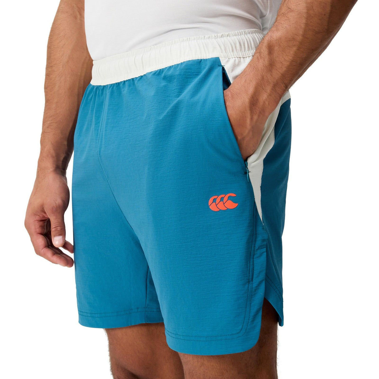 Canterbury Mens TEMPO WOVEN SHORT 5 Grn