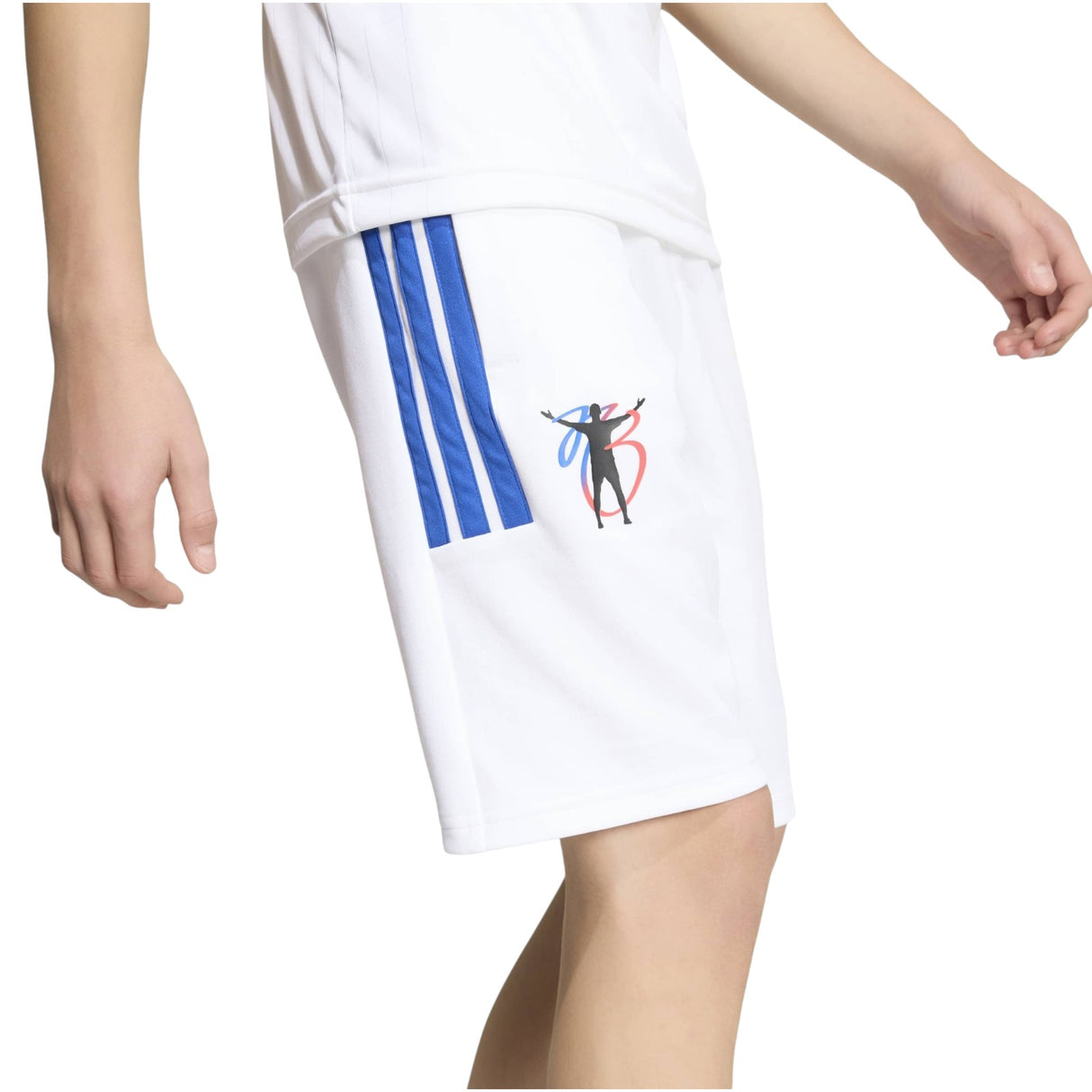 adidas Boys JB Hot Shorts White