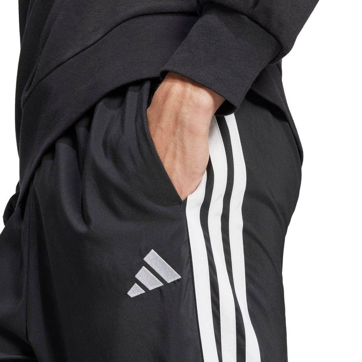 adidas Mens Stnfrd 3S Wvn Pants Black