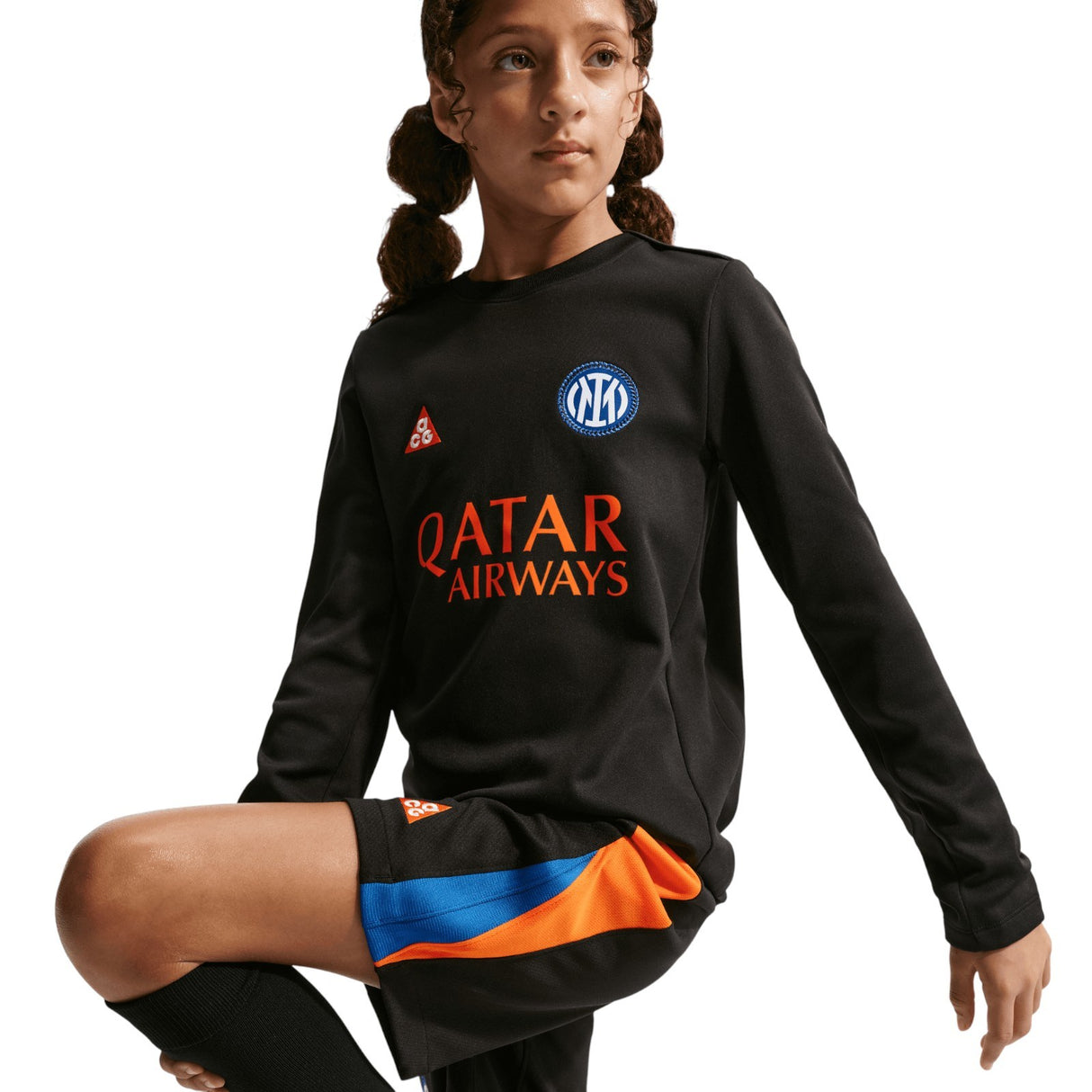 Nike Inter 25 Kids Spl Ed PM LS Top Blk