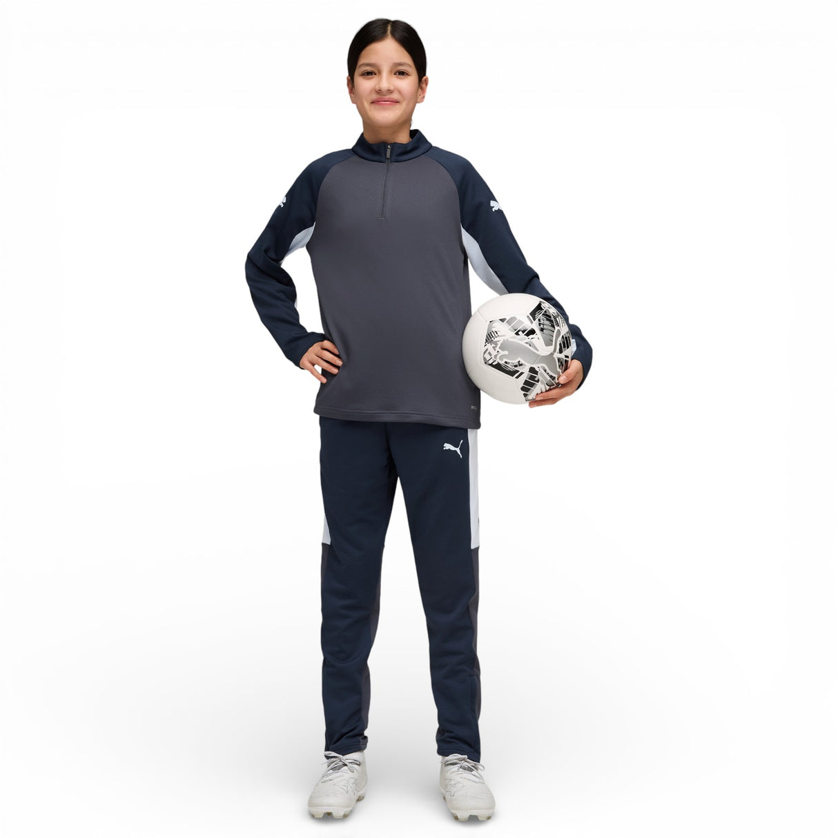 Puma Boys IndividualLIGA QZ Top Grey