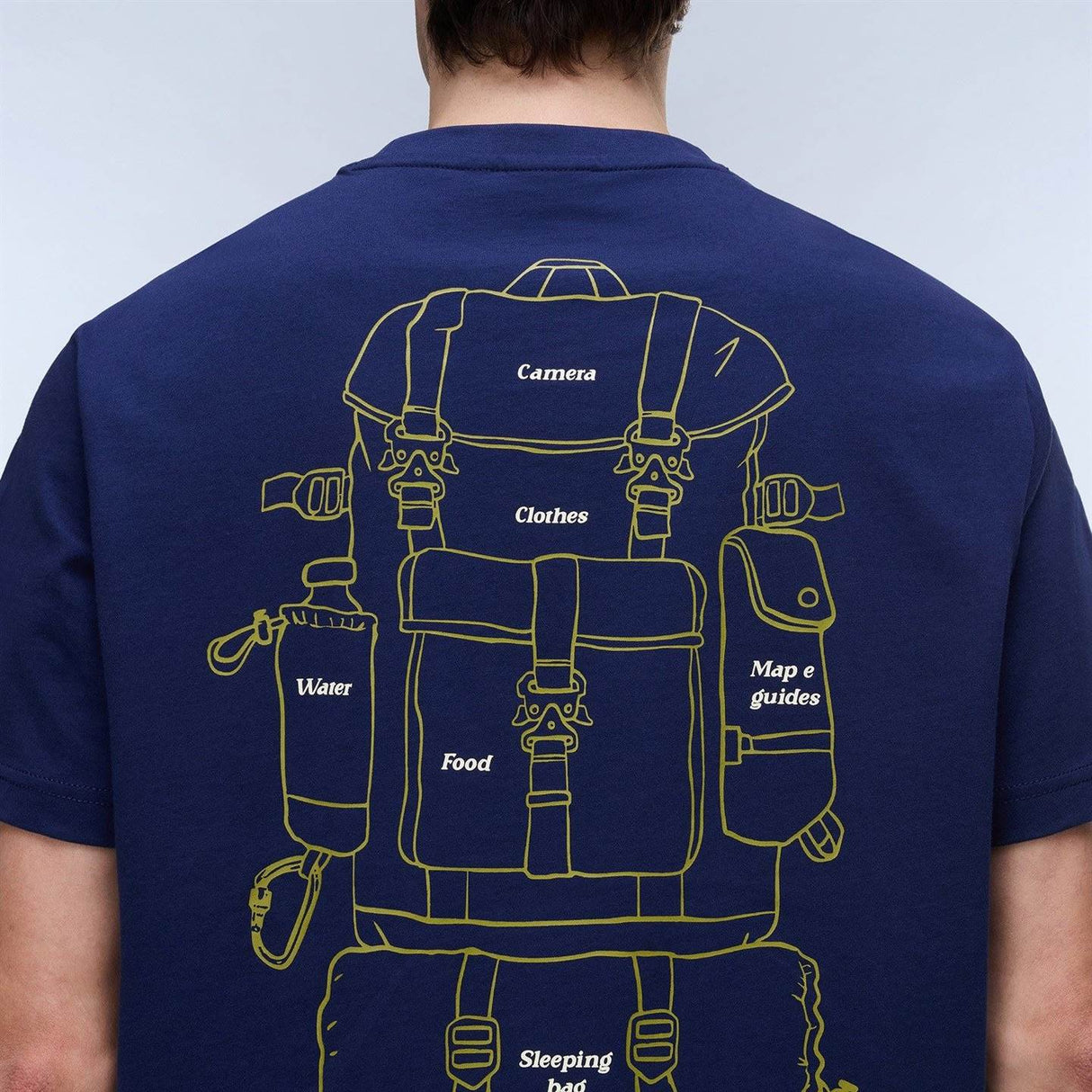 Napapijri Mens S-FLINT BPLOGO Tee Navy
