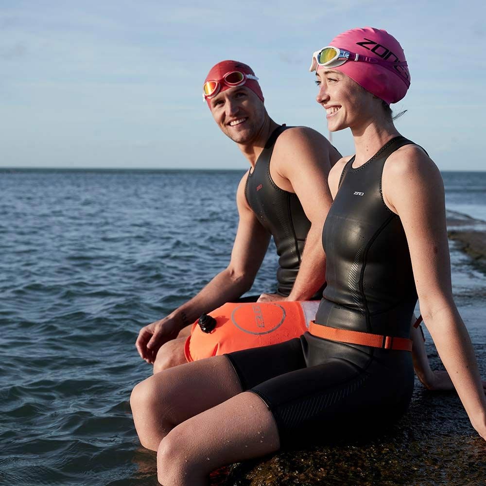 ZONE3 Silicone Swim Cap Pink
