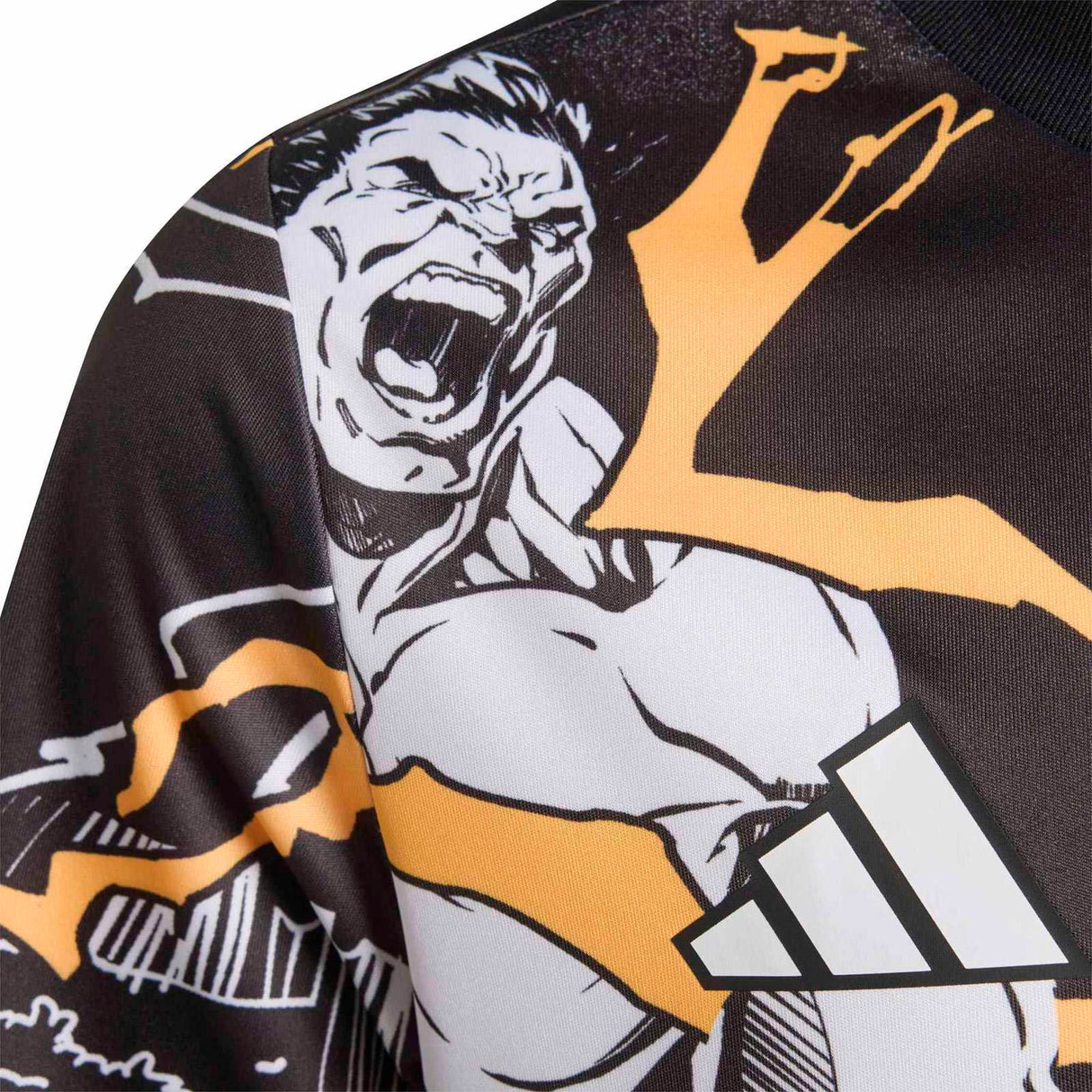 adidas All Black 26 Kids Cap Run Jsy Blk