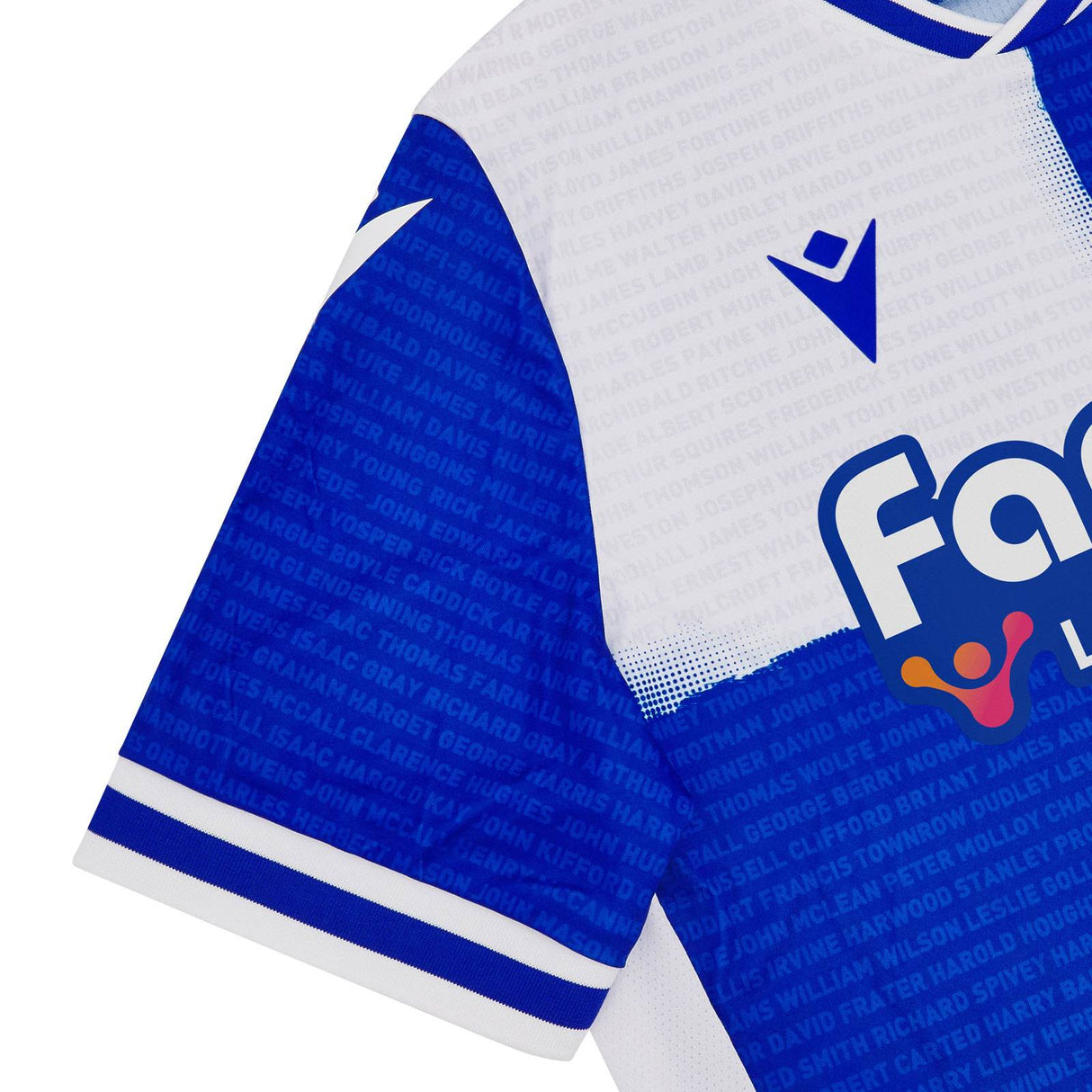 Macron Bristol Rovers FC Hm Jersey Blue