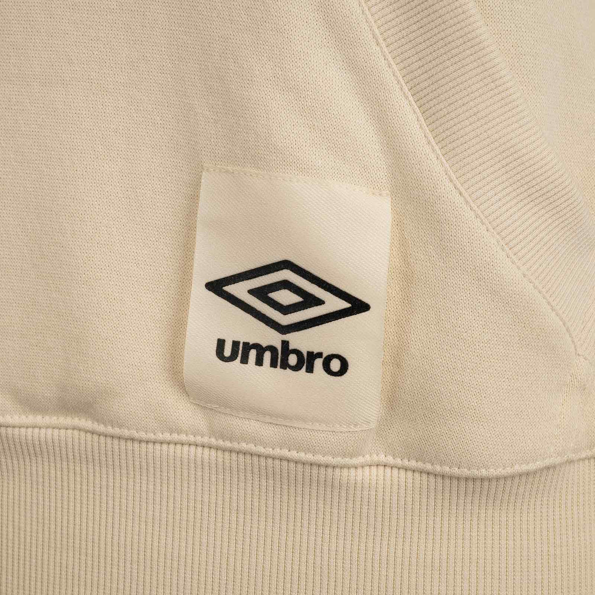 Umbro Relaxed Mens Football Training Hoodie - Cream