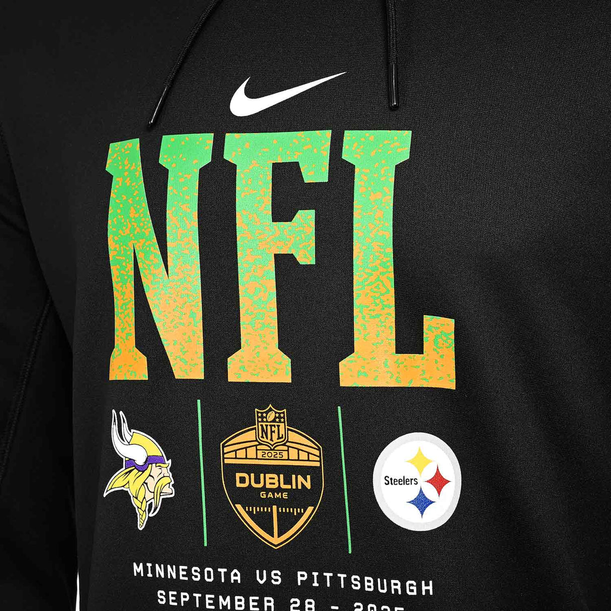 Nike Dublin Steelers X Vikings Hoody Blk