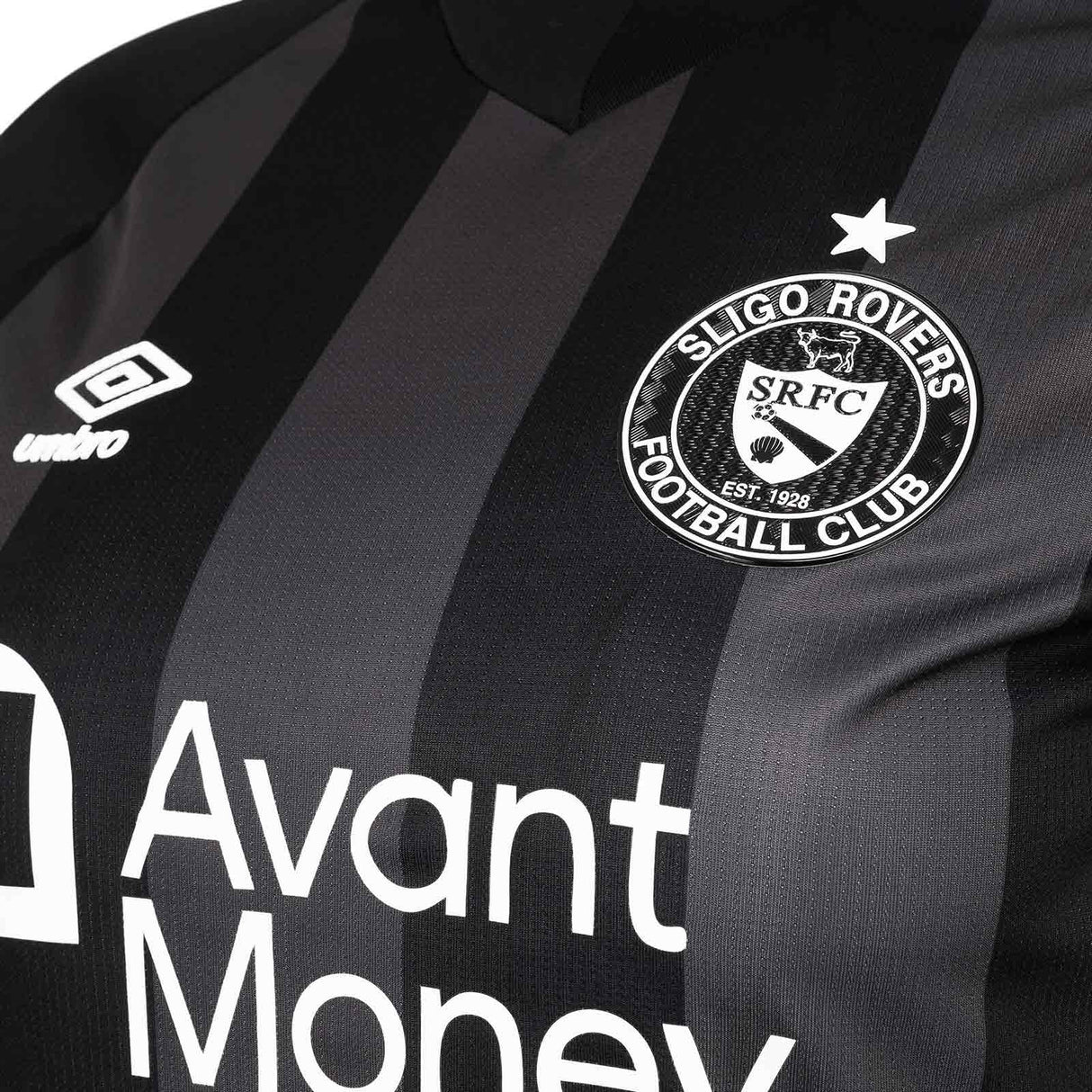 UMBRO Sligo Rovers 26 Women Away Jsy Blk