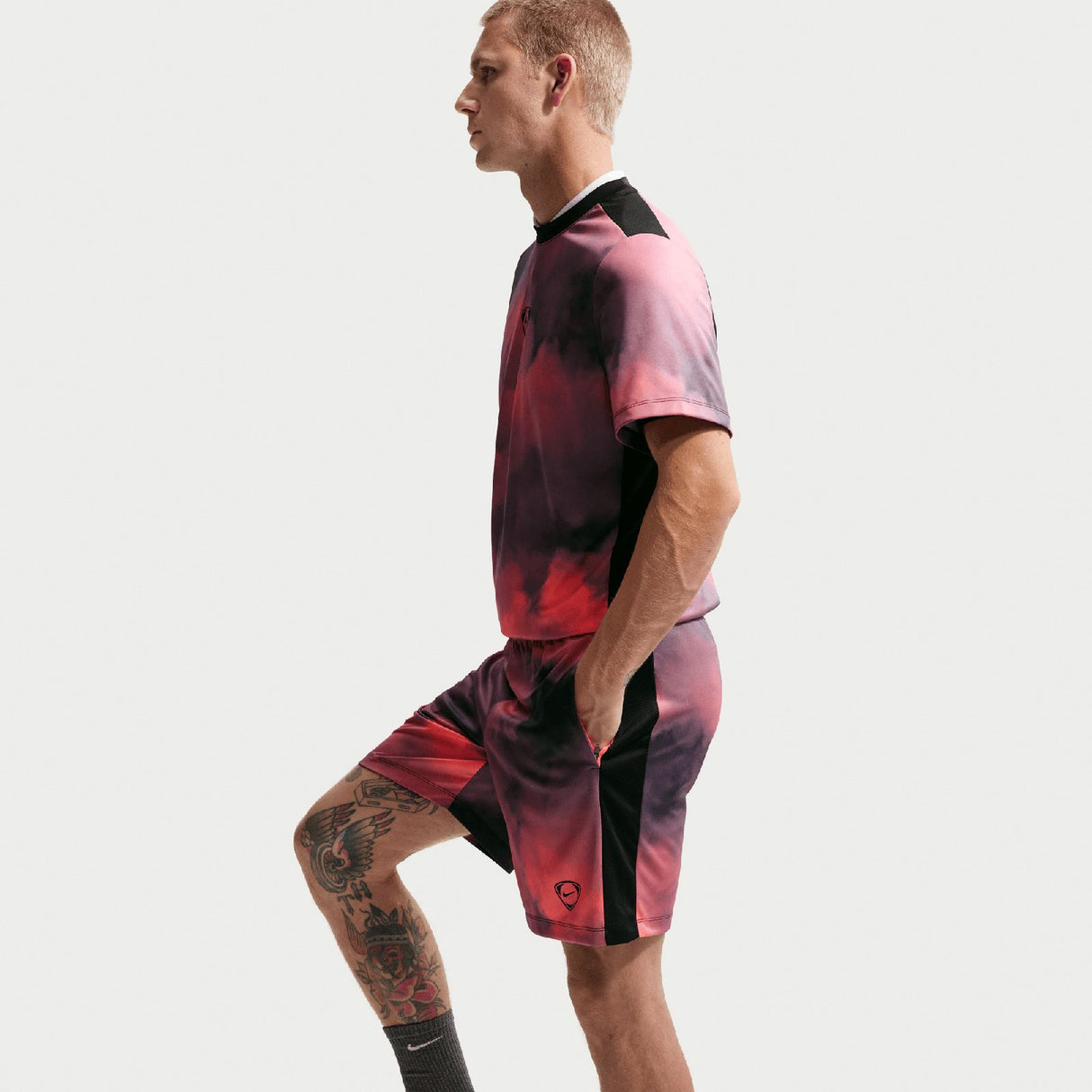 Nike Mens DF ACD SHORT GX AOP Red