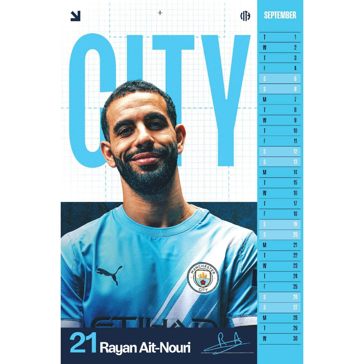Daricia Manchester City 2026 Calendar