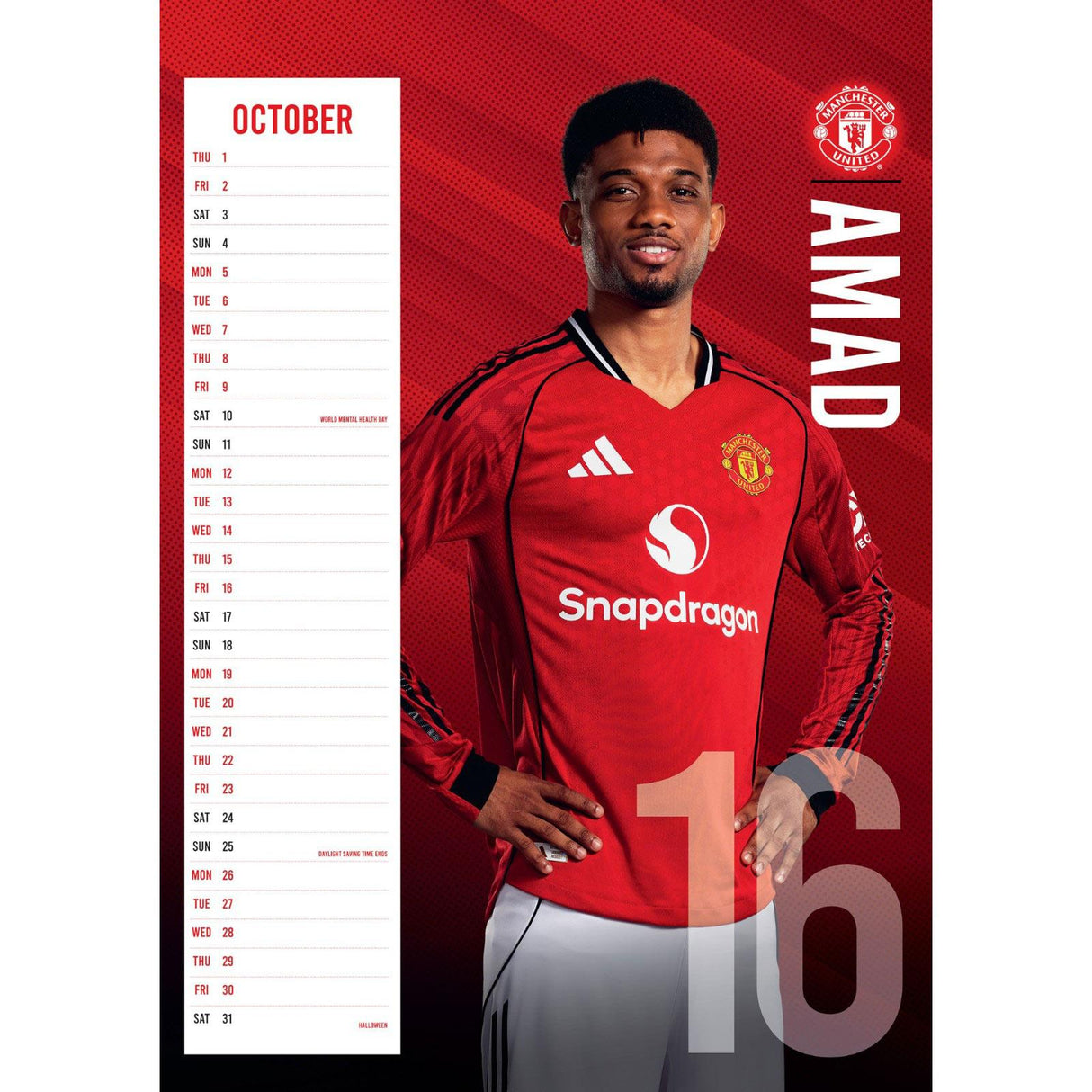 Daricia Manchester United 2026 Calendar