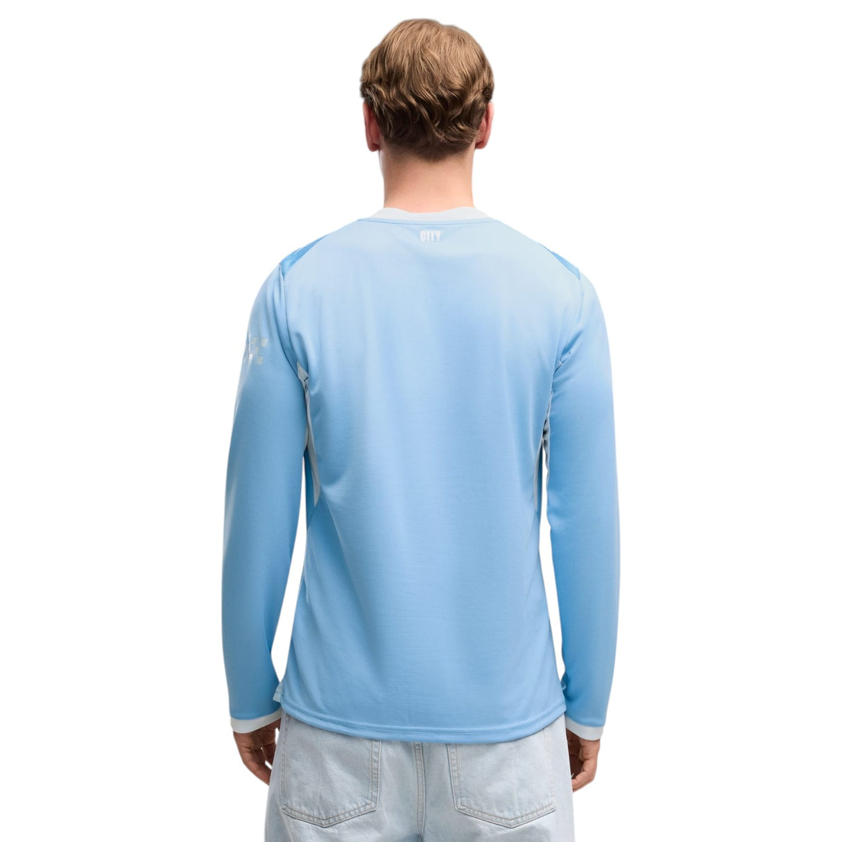 Puma MCFC 26 Home LS Jersey Blue