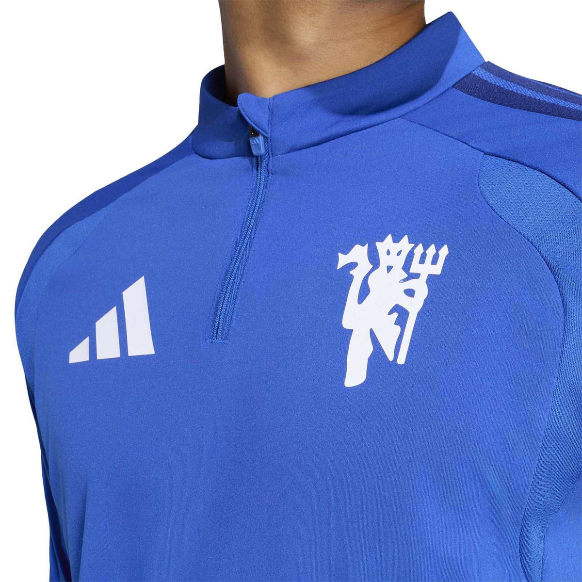 adidas MUFC 26 EU Training QZ Top Blue