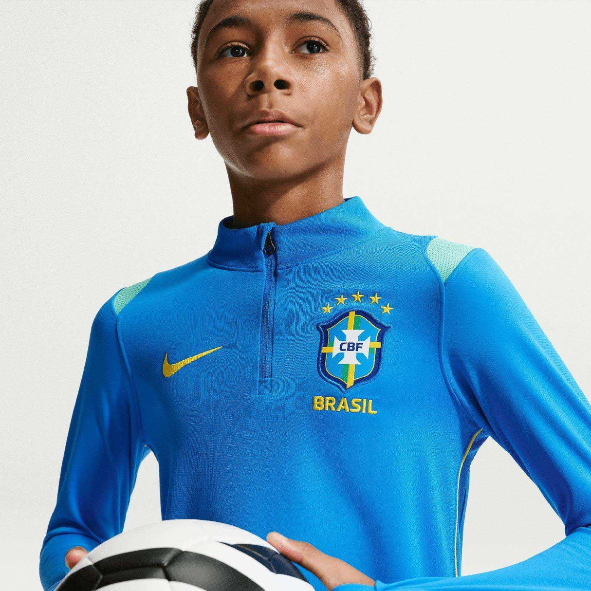 Nike Brazil WC26 Kid Strk Drill Top Blue