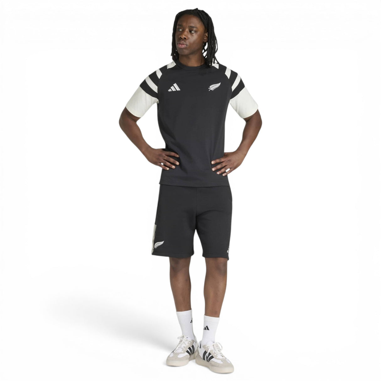 adidas All Blacks Mens LSW Tee Black