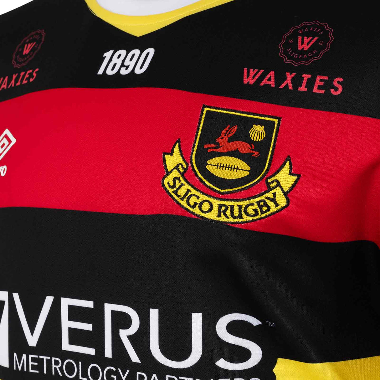 Umbro Sligo RFC Home Replica Jersey Blk
