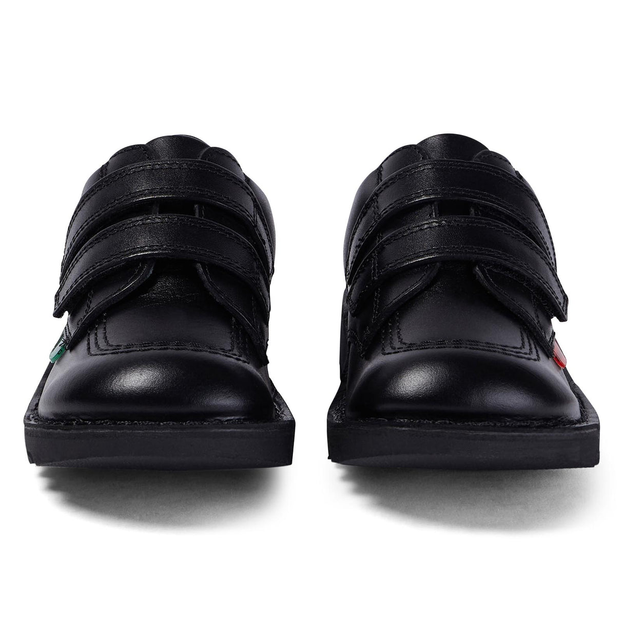 Kickers Kick LO Twin VEL Leather Jnr Blk
