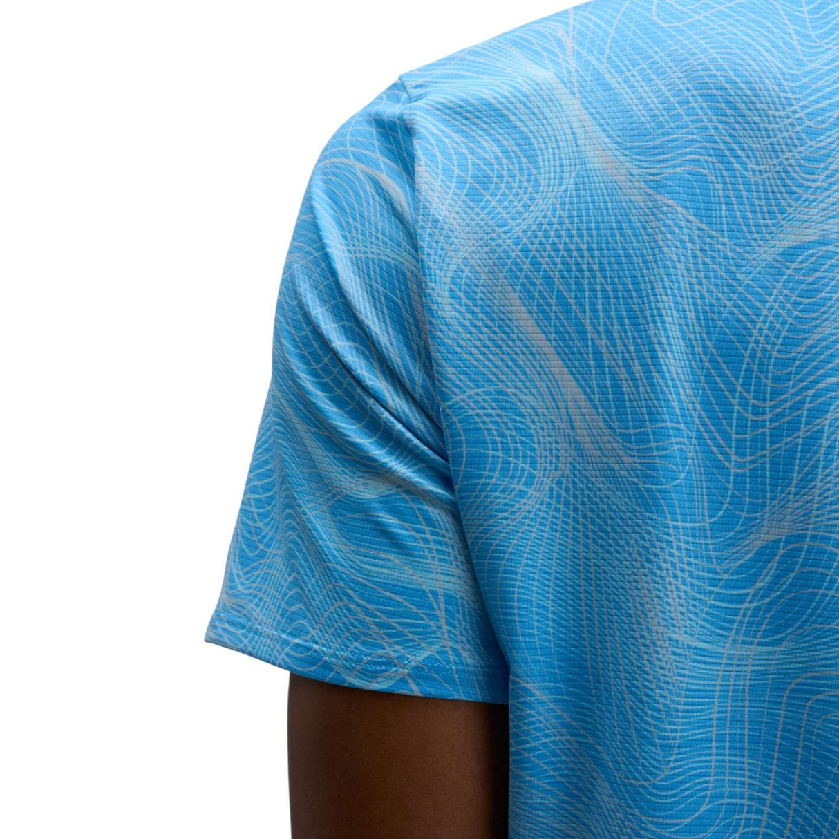Hoka M Everyrun Short Sleeve CLF PRT Blu