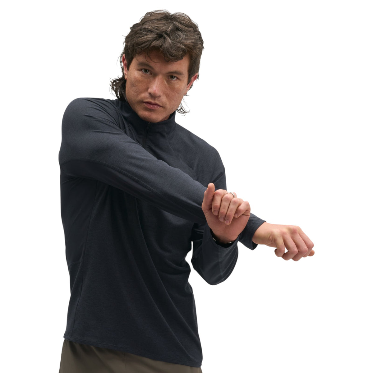 Hoka M Skyform Half Zip Black