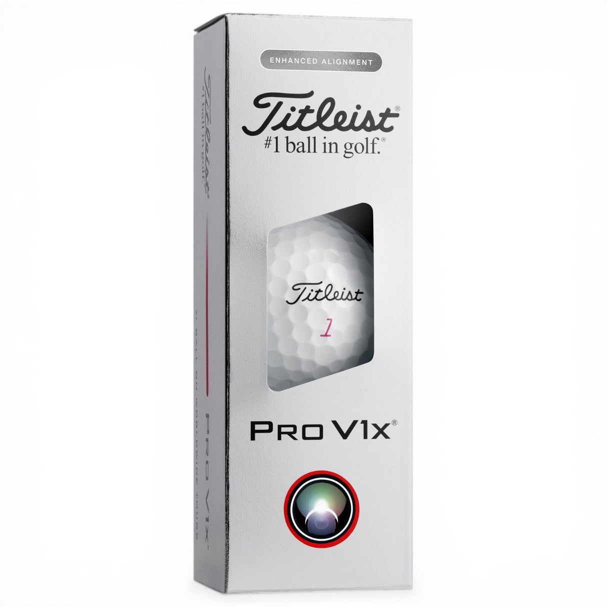 Titleist PRO V1X AIM Dozen Golf Ball Wht