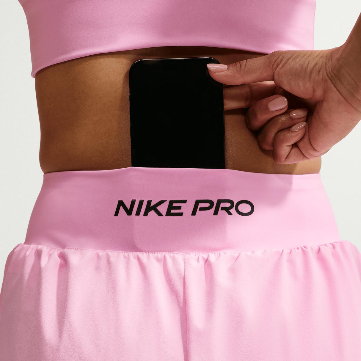 Nike W NP DF Sculpt 2N1 3in HR Short Pnk