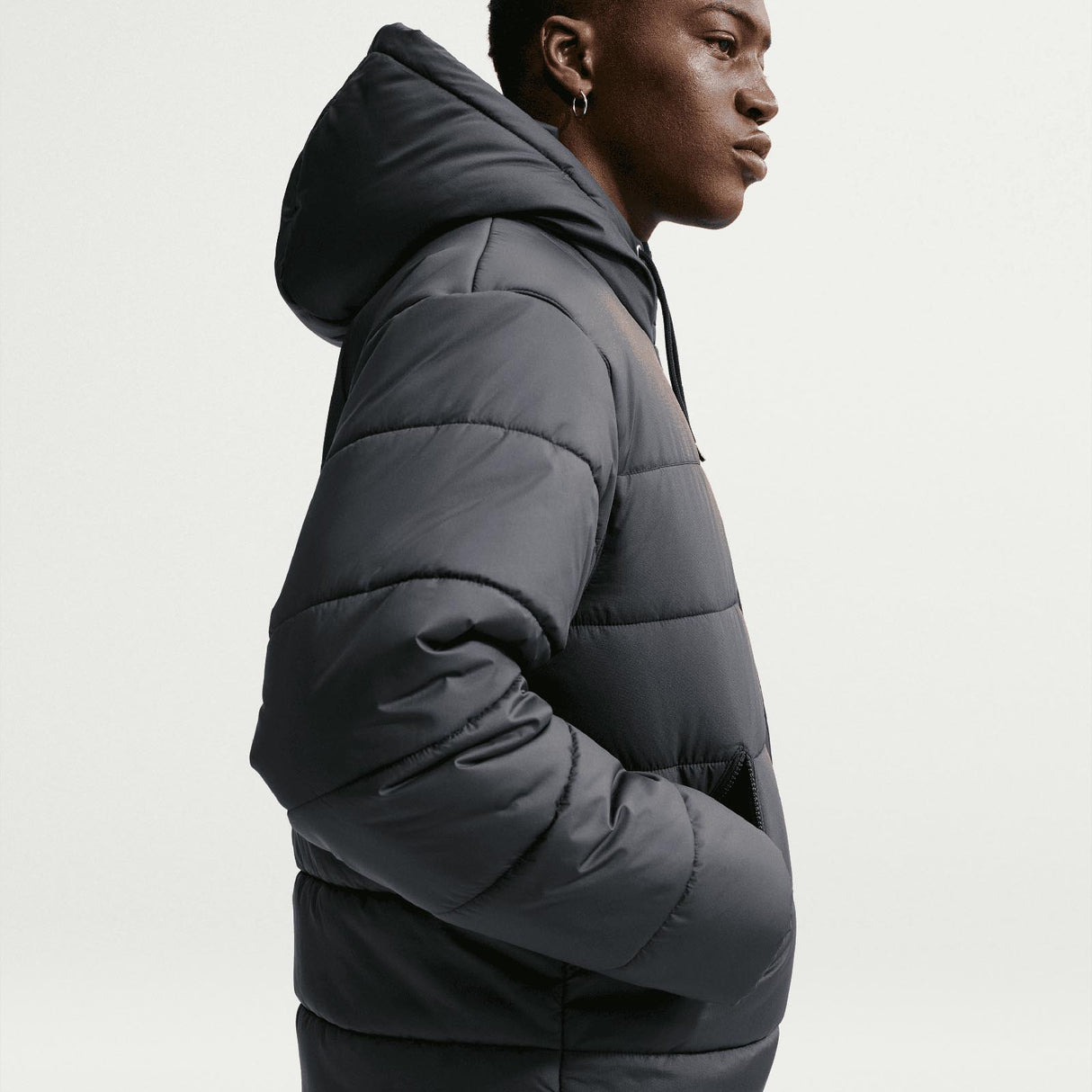 Nike Mens Access Filled Puffer Black