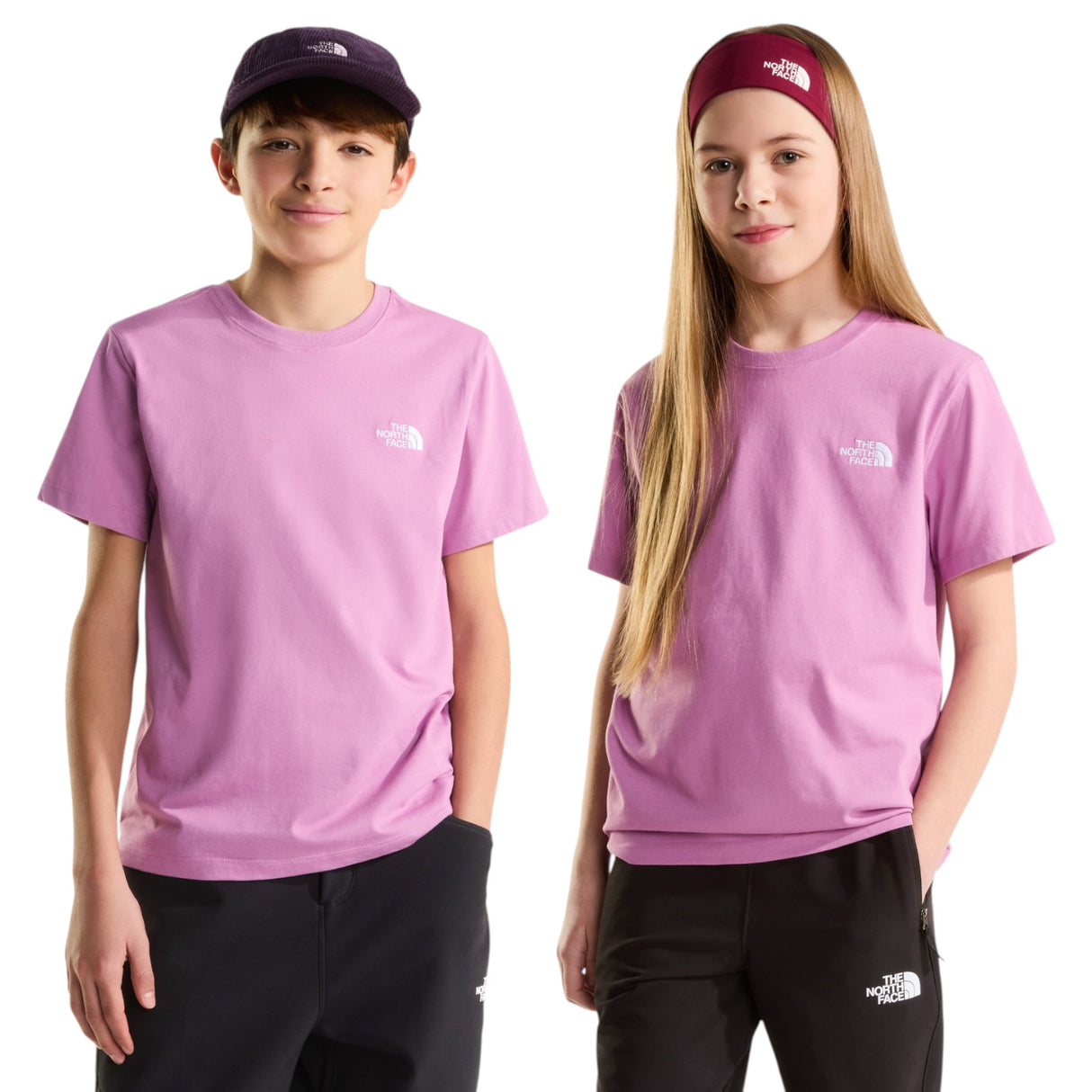 TNF Teen Evolution Simpl Dome SS Tee Pnk