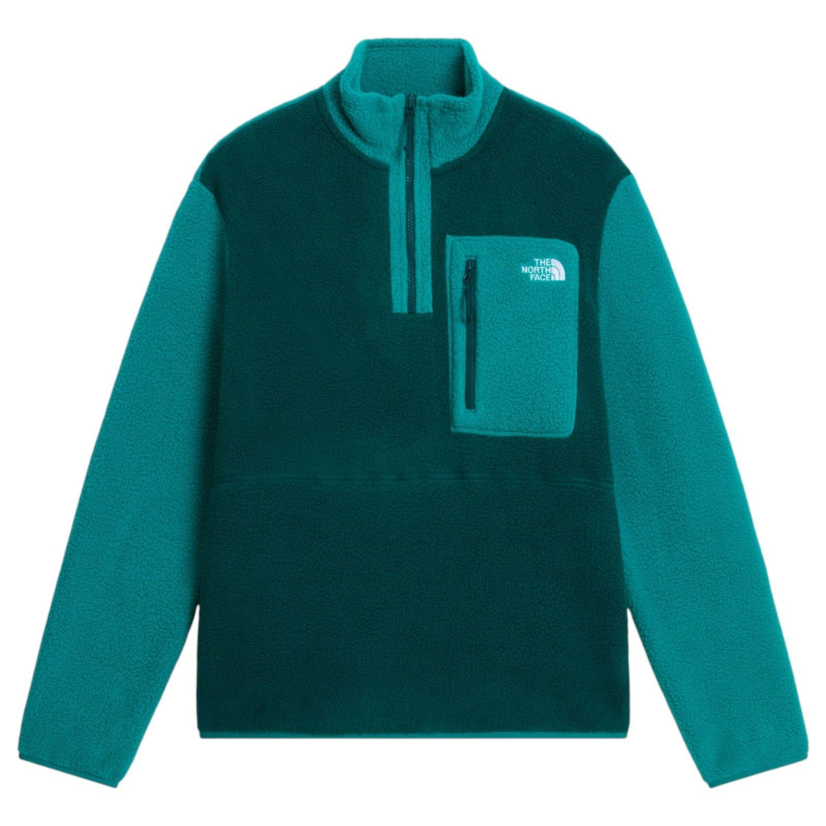 TNF Mens Yumiori Quarter Zip Green