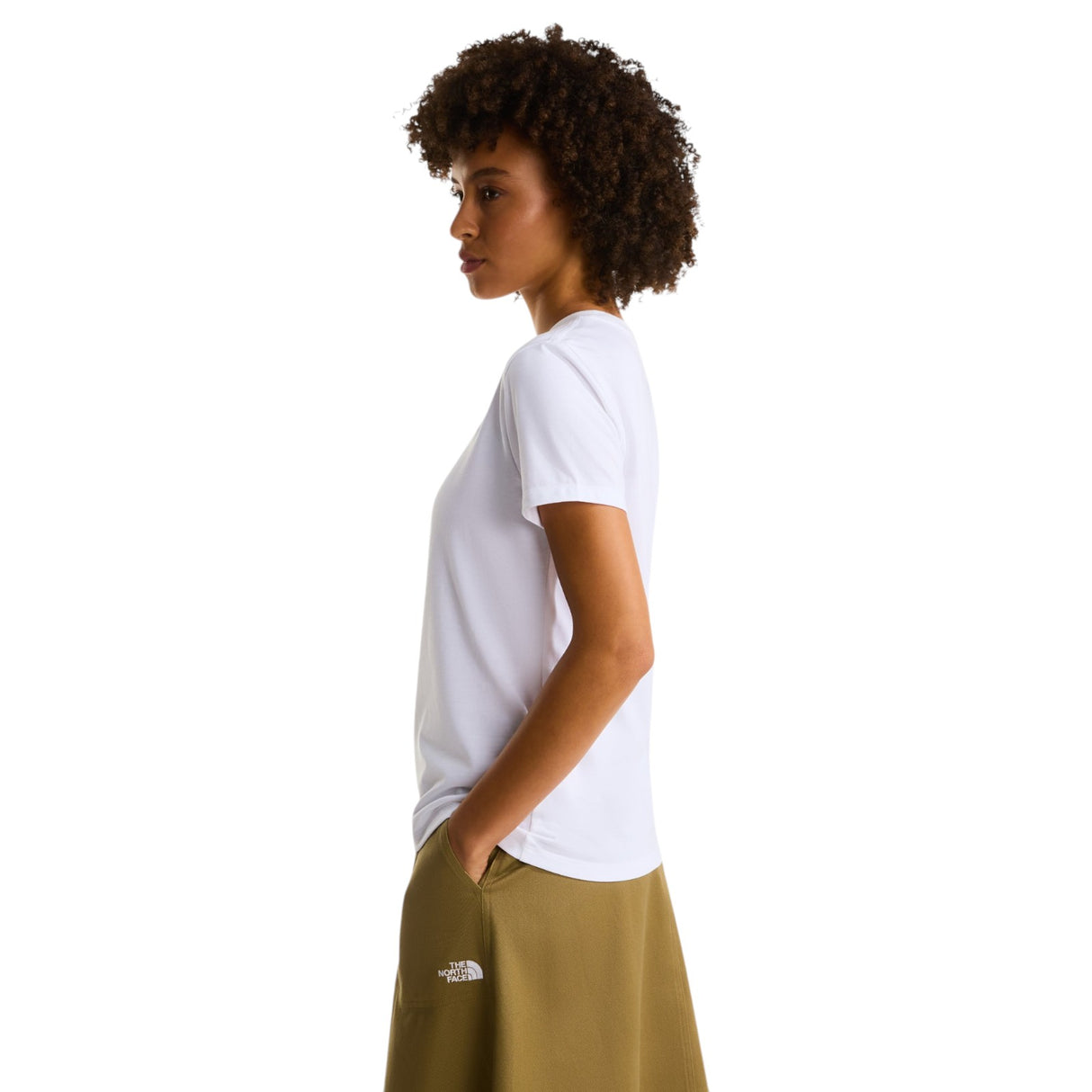 TNF Wmn Evolution Simple Dome SS Tee Wh