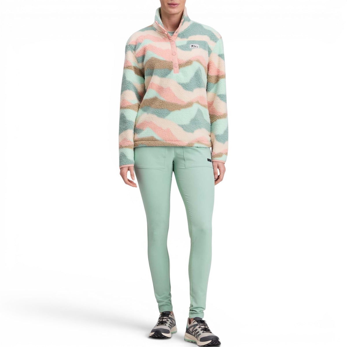MCKINLEY W Farrah HS Jkt Fl Knit Gn