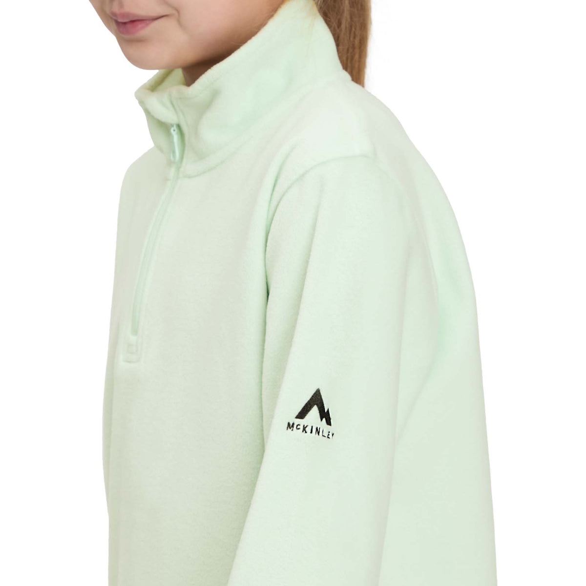 McKinley Amarillo Kids Half-Zip Fleece Ski Midlayer