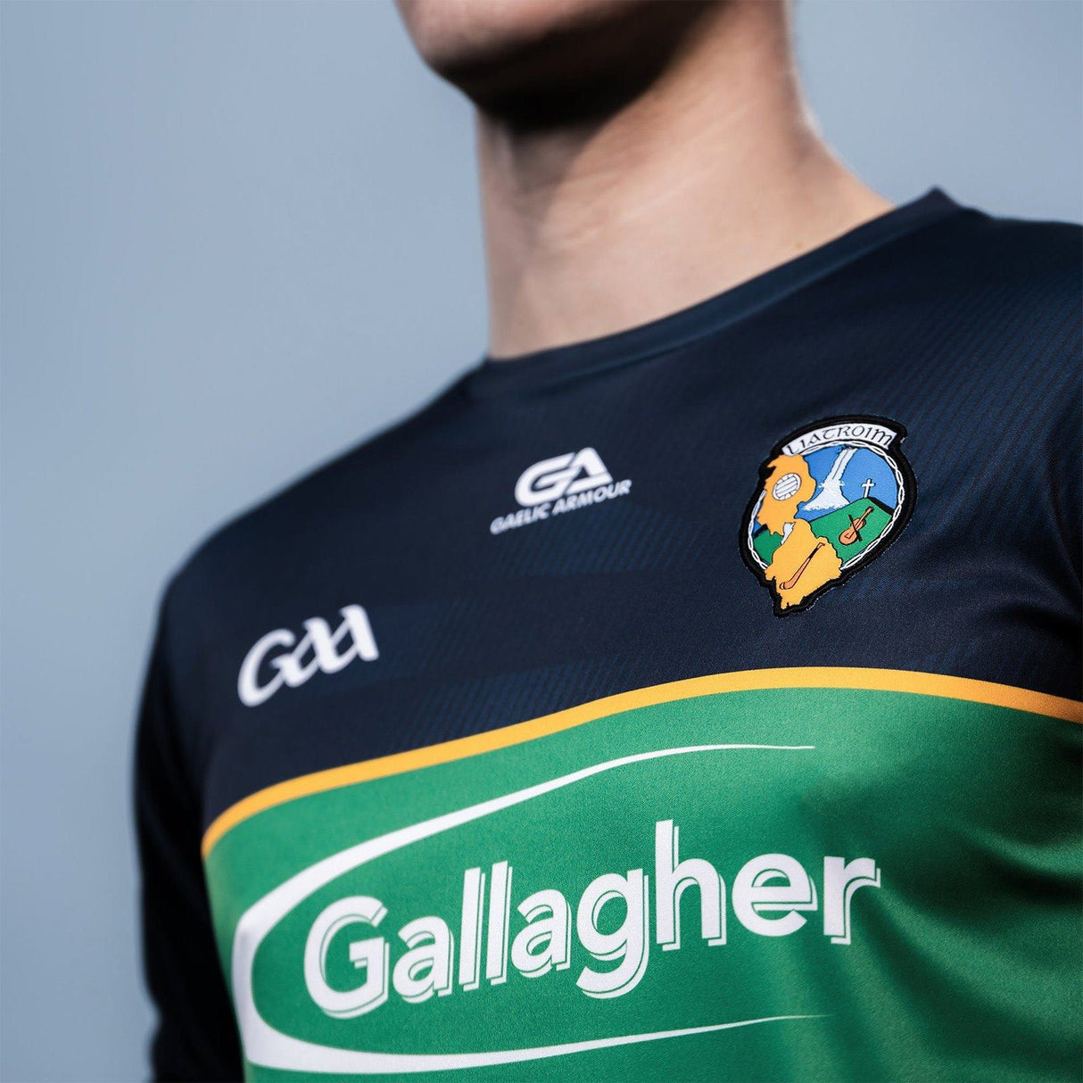 Gaelic Armour Leitrim 26 Alt Kid Jsy Nvy