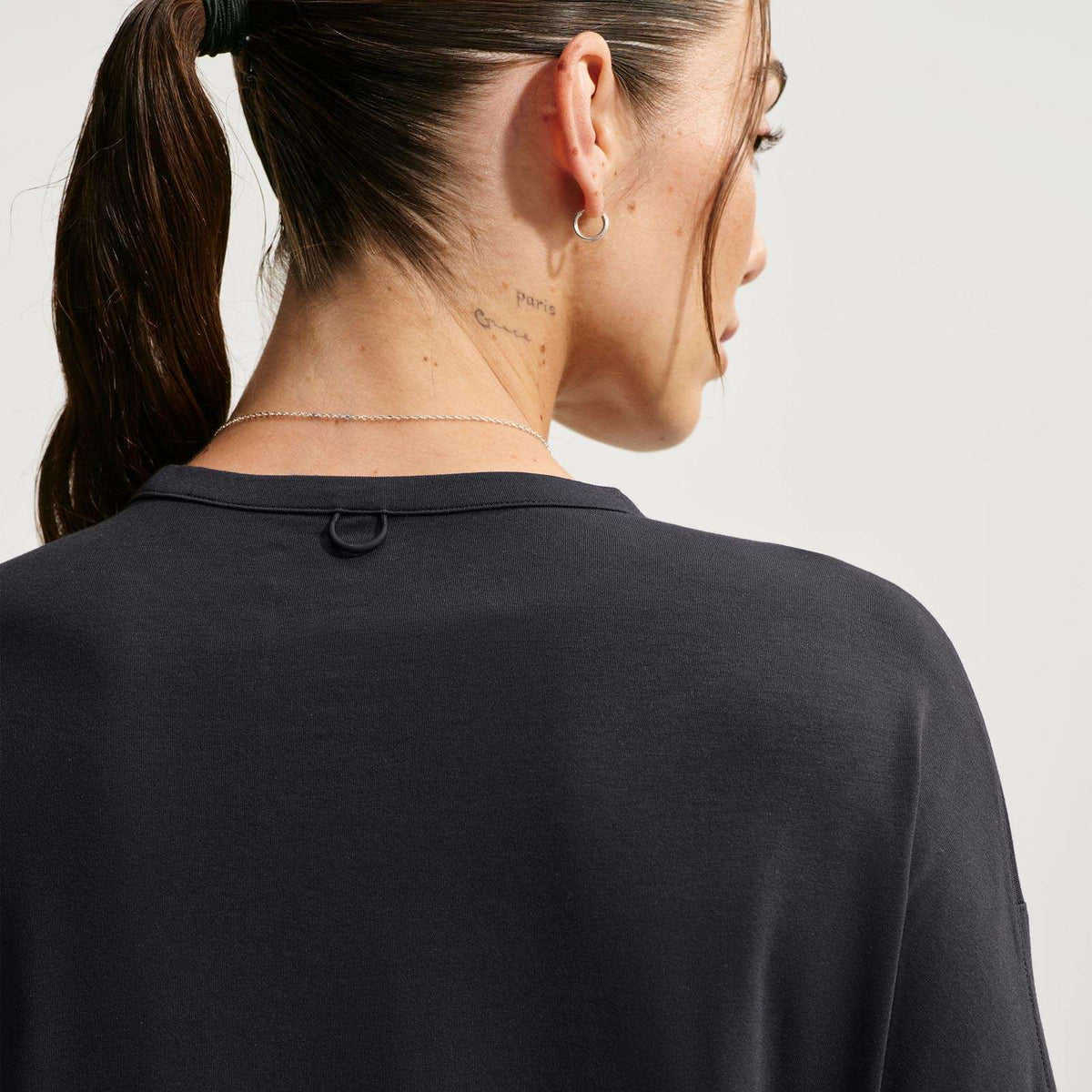 NIKE WMS DF 24.7 IS LGT SS TOP Black