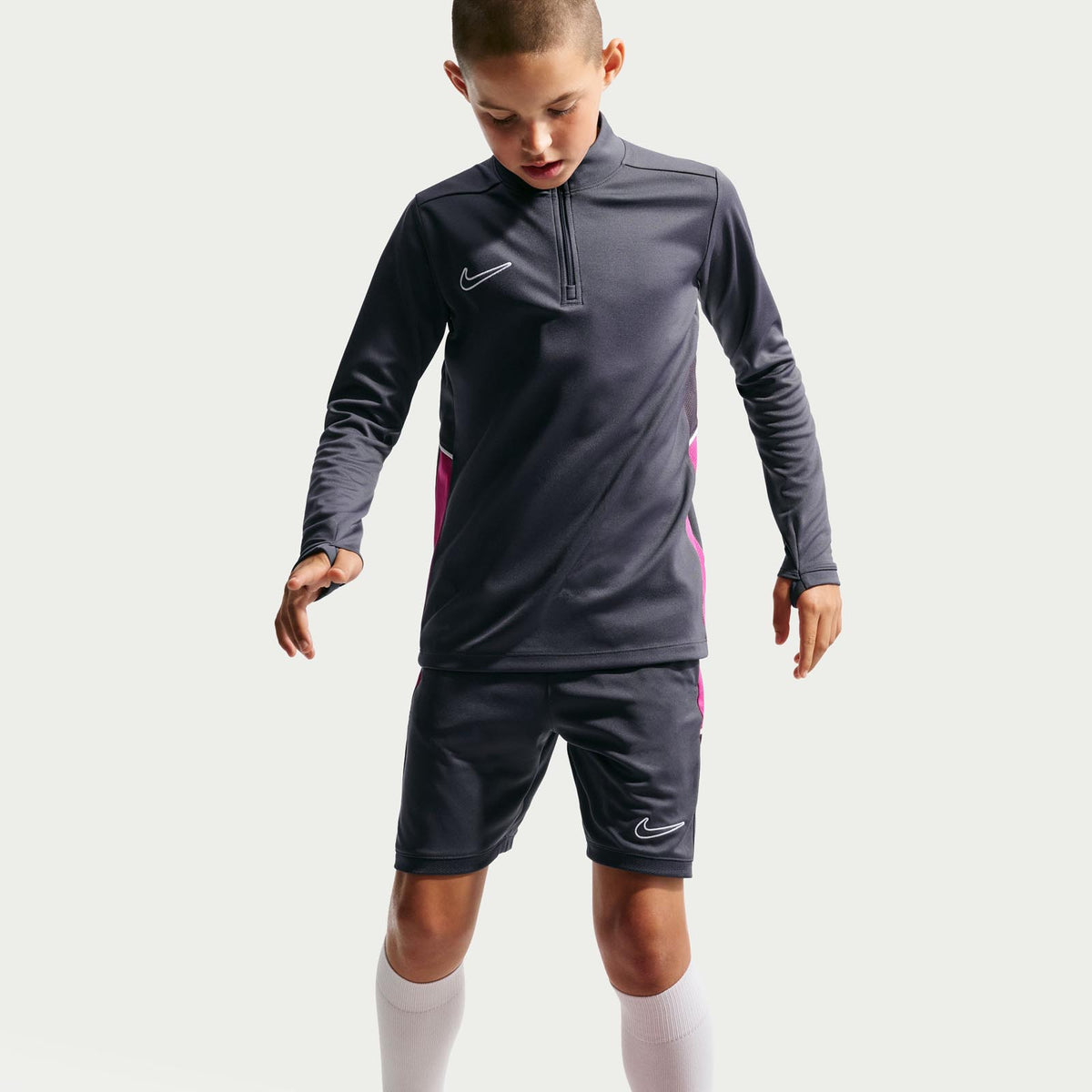 NIKE KIDS DF ACD25 SHORT KP 7IN -PD Grey
