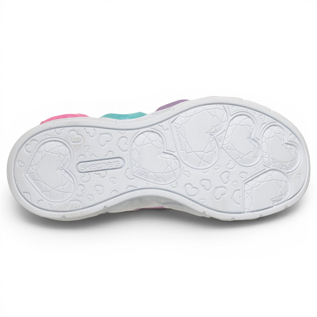 Skechers Enchanted Heart Lights Jr G Pur