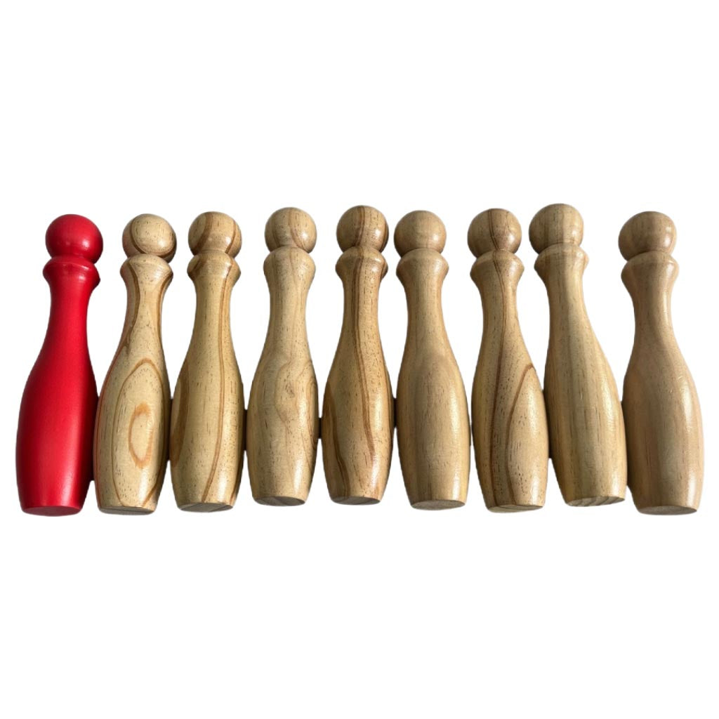 Toyfinity Wooden Bowling Set