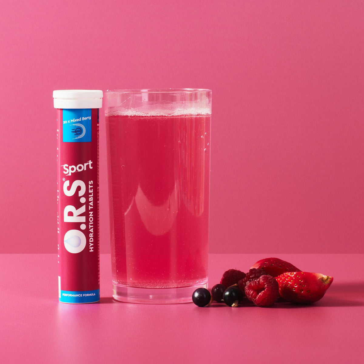 O.R.S Hydration Tabs Mixed Berry 1x20pcs