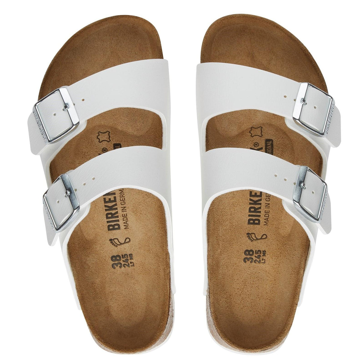 Birkenstock Womens Arizona Sandal White