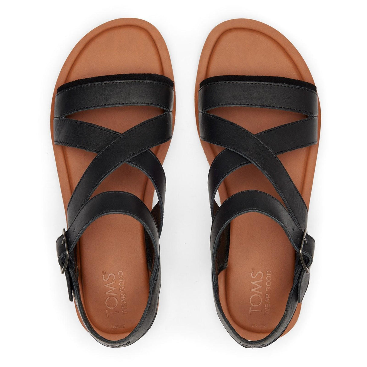 TOMS Womens Sloane Sandal Black