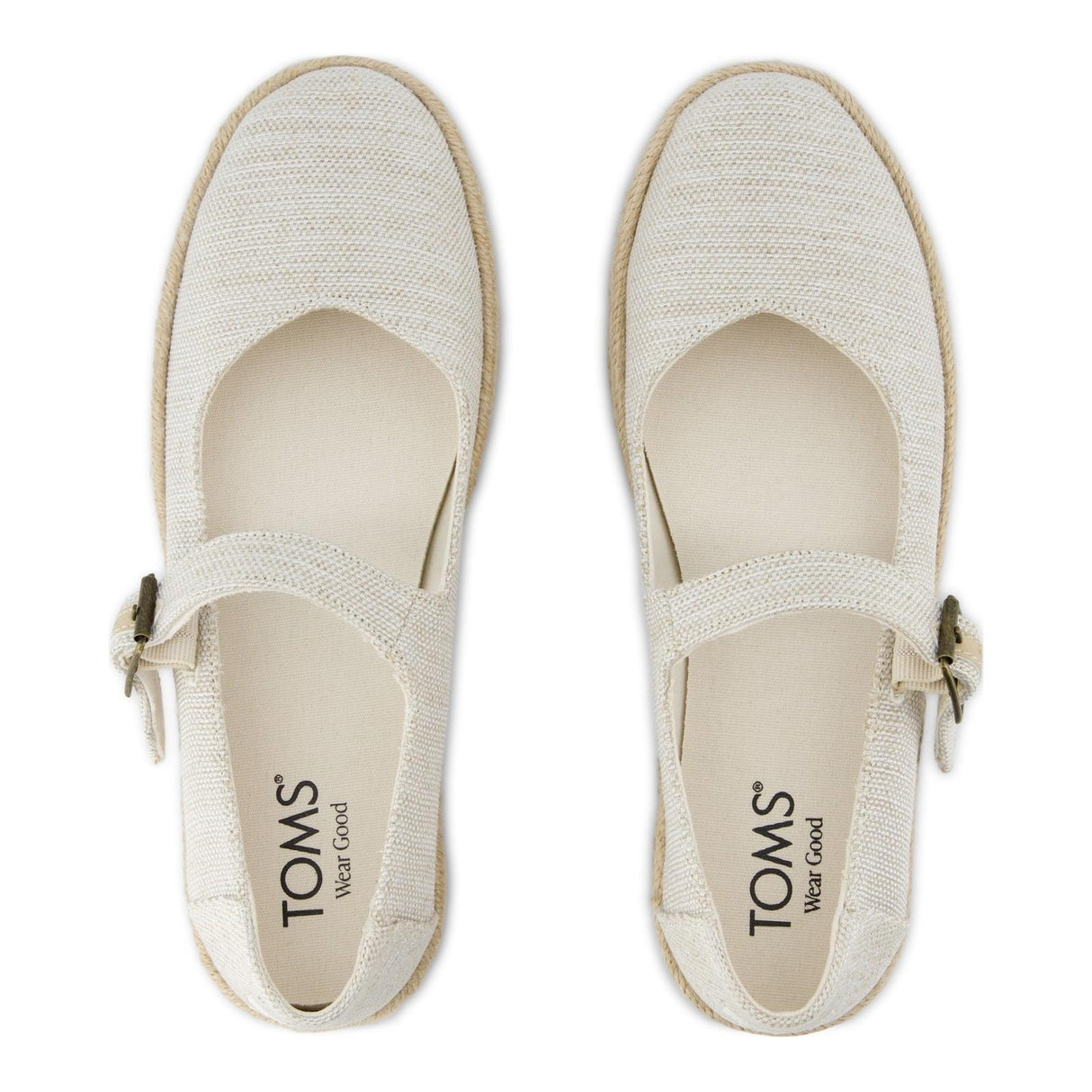 TOMS Womens Carolina Mary Jane Shoe Natural
