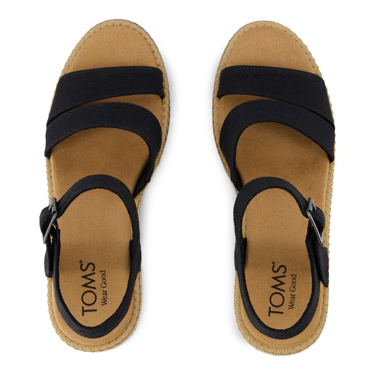 TOMS Womens Darya Sandal Black