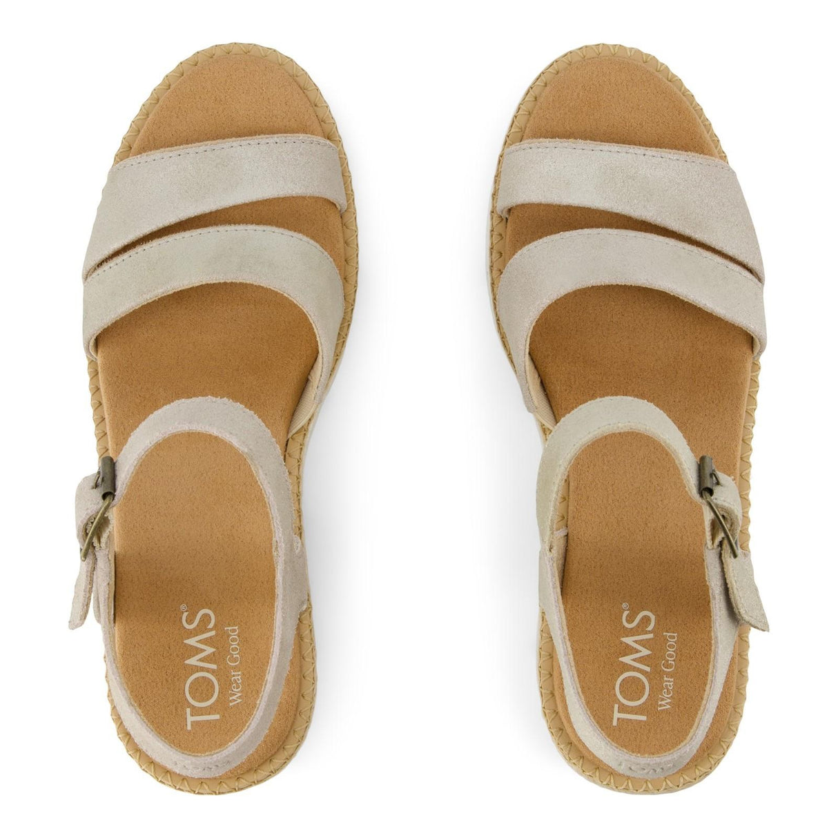 TOMS Womens Darya Sandal Champagne