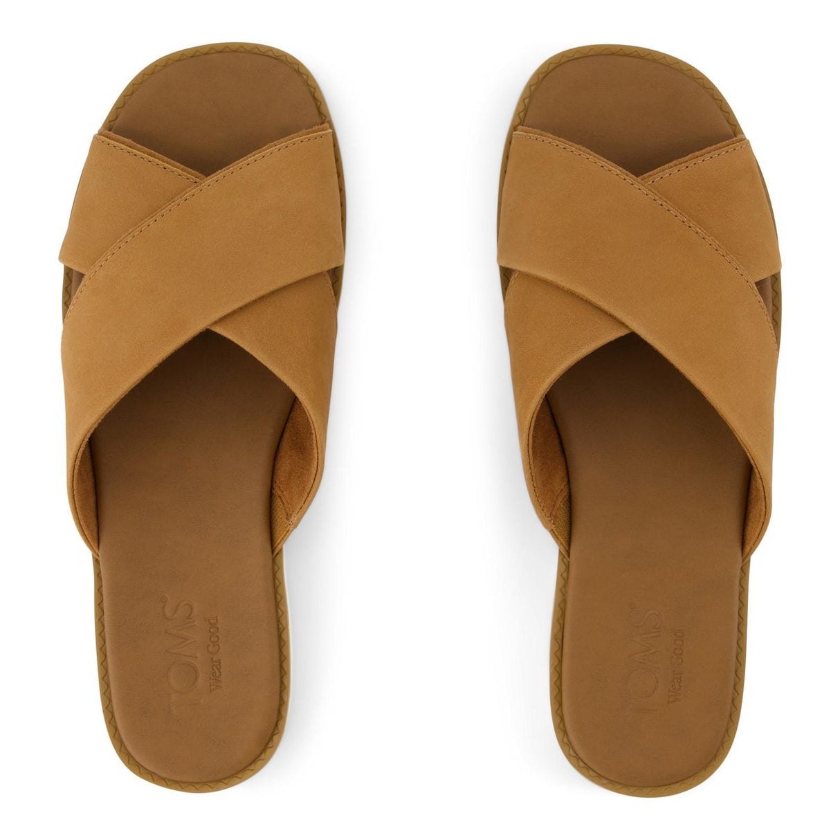 TOMS Womens Mae Crossover Sandal Brown
