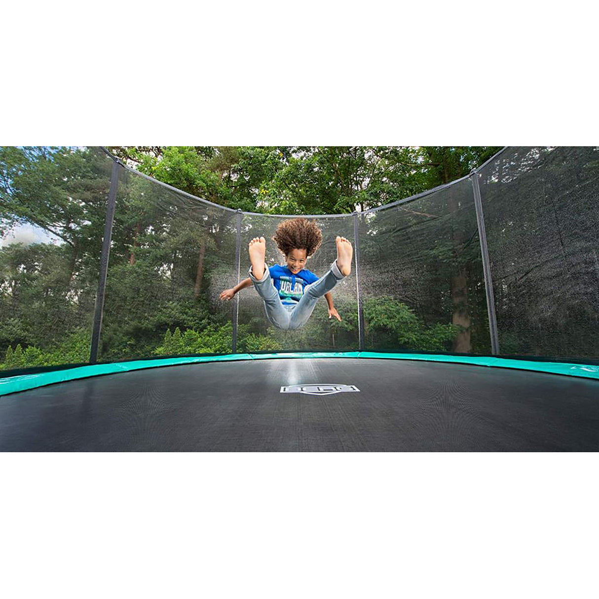 BERG Favorit Regular 380 Trampoline Green + Safety Net Comfort