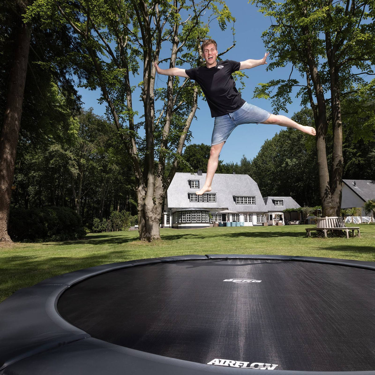 BERG SPORTS Elite InGround 380 Trampoline Grey