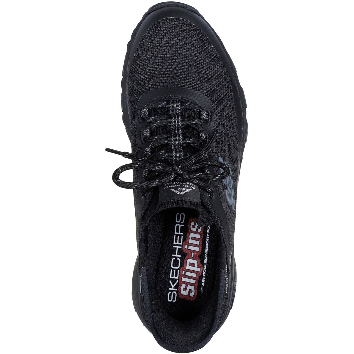 Skechers Mens Max Protect Assembly Hiking Shoes Black