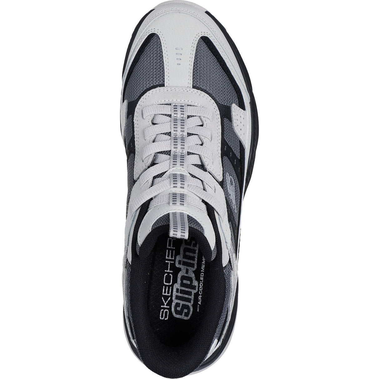 Skechers Mens Vigor AT Hiking Shoes Grey/Black