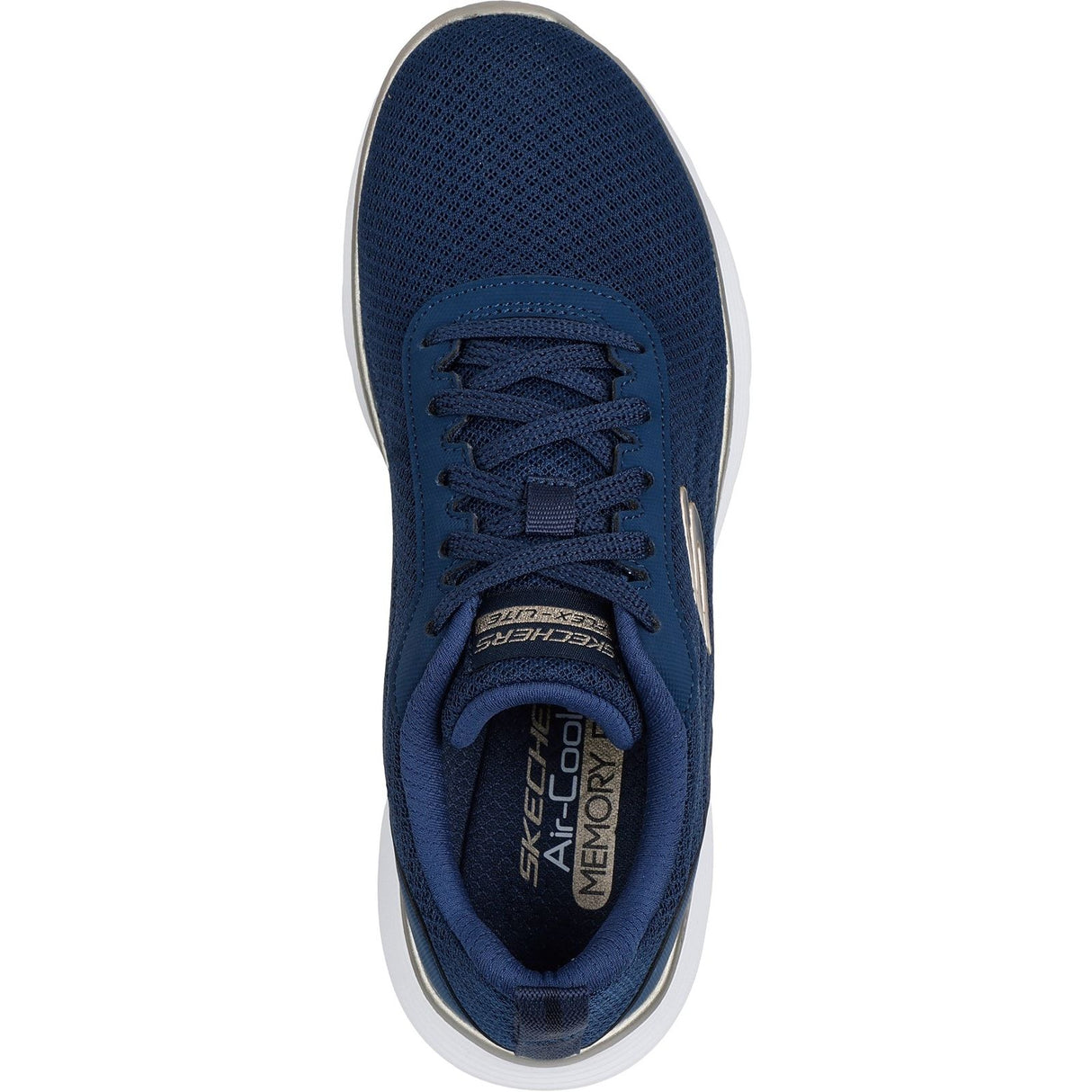 Skechers Womens Flex Appeal 5.0 Uptake Trainers Navy/Gold