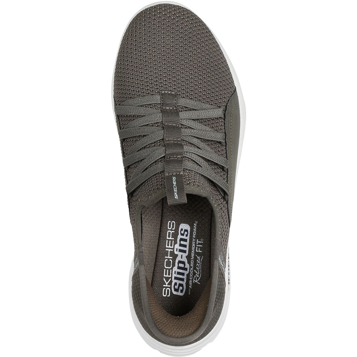 Skechers Womens Relaxed Fit Sport - Ballet Chic Shoe Olive